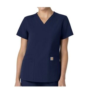 Carhartt force V-neck five pocket scrub top
